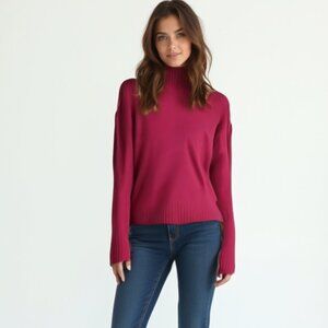 ❤️ NWT Joe fresh turtleneck Barbie pink sweater XL